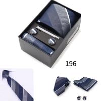 Caja de regalo de corbata para hombre con corbatas, pañuelos, gemelos, pinzas para corbata, conjuntos de 6 piezas, corbatas formales para festivales de bodas y negocios en grupo - details 35