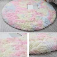 Alfombras Redondas, Pelo Largo, Alfombra De Habitación, Dormitorio, Lavable, Antideslizante, Muy Suave - details 12