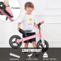 Bicicleta de Equilibrio para niños pequeños, Juguetes de Paseo para 18 Meses, Bicicleta de Entrenamiento Ligera sin Pedales con Rueda de 9 Pulgadas y Marco de Aluminio - details 8