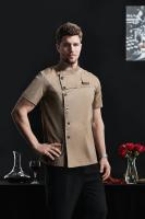 Chaqueta de cocina, uniforme de Catering, ropa de Chef de manga corta, camarera de Hotel, restaurante, ropa de trabajo, panadería, abrigo de Chef de Sushi, camisa de cocina - details 7
