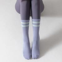 Calcetines de Yoga de felpa para mujer, medias de algodón y silicona, antideslizantes, medias de media pantorrilla, calcetines de piso para Pilates, baile en interiores, Fitness, deportes - details 8