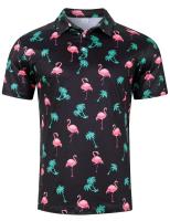 Polo de manga corta para hombre con estampado 3D de Hawaii, camiseta holgada de gran tamaño, top callejero genial, traje de verano - details 16
