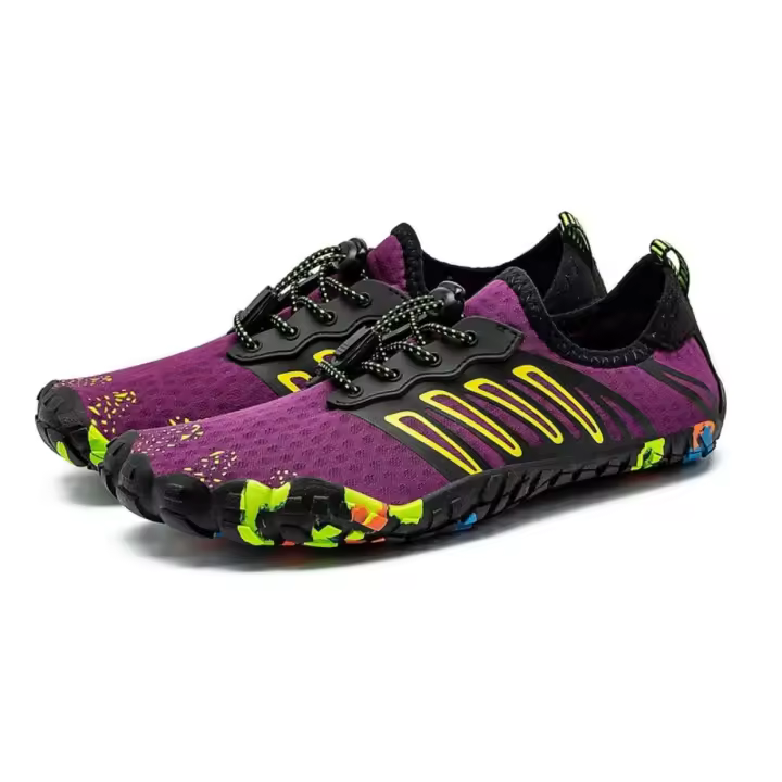 Nuevos zapatos de arroyo de cinco dedos para exteriores de gran tamaño, zapatos de vadeo para parejas, zapatos deportivos para senderismo, zapatos acuáticos - 1