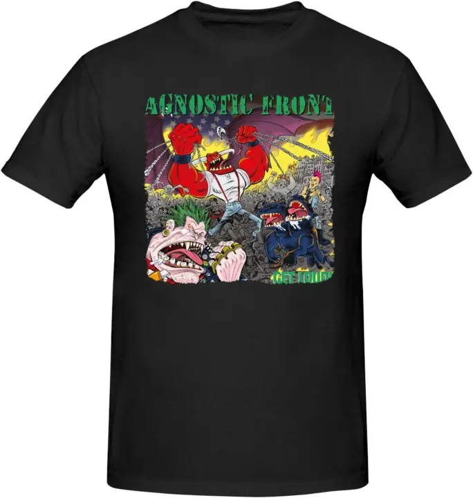 Linda camiseta frontal agnóstica para hombre, camiseta de verano con cuello redondo, ropa informal de manga corta de algodón - 1