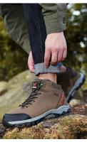 Zapatillas de deporte de algodón de diseñador para hombre, calzado deportivo de senderismo y Trekking de corte bajo con encaje, calzado cómodo para caminar para otoño - details 3