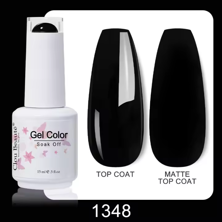 Clou Beaute-esmalte de uñas en Gel laca semipermanente de color marrón camello serie Vernis - 1