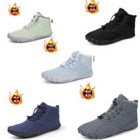 Botas de nieve de los hombres de invierno engrosado impermeable y antideslizante ancianos zapatos de algodón caliente y terciopelo botas cortas de mediana edad - details 9