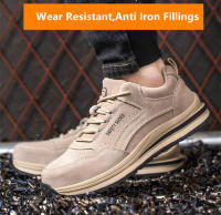 Zapatos de seguridad antichispas para soldador, calzado de trabajo de gamuza antiperforación, antideslizante - details 9