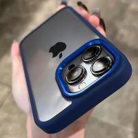 Funda de Metal con Marco para iPhone Cubierta Suave de Acrílico Transparente a Prueba de Golpes - details 11