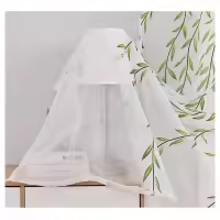 Mimbre-sala de estar sencilla, dormitorio cortinas, una sola pieza, W:140cm * L:260cm, a través de varilla - details 4