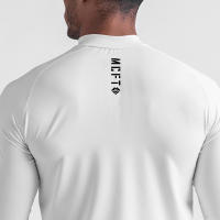 Tops de compresión de cuello alto de manga larga para otoño, camisetas ajustadas de secado rápido para culturismo y Fitness - details 6
