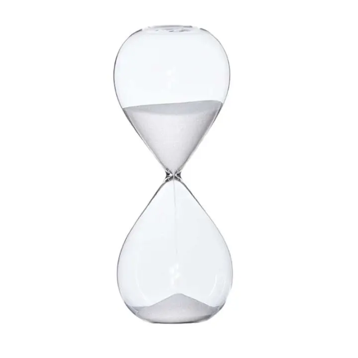 Elegantes temporizadores de arena de reloj de arena de 60 minutos para decoración del hogar y gestión del tiempo - 1