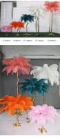 Lámpara de pie con plumas, luminaria moderna para sala de estar, restaurante, oficina, dormitorio, decoración de plumas - details 0