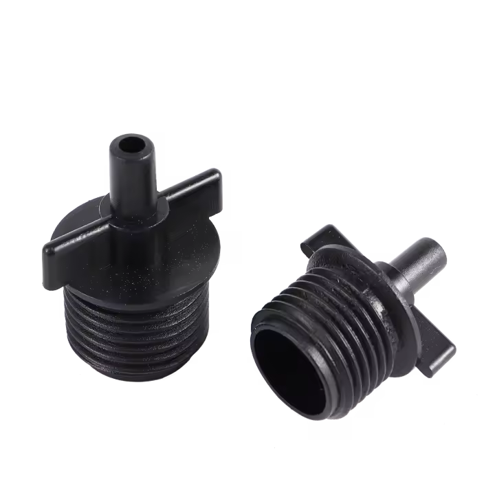 Conectores rápidos de agua de 1/2 ", rosca macho a 6mm, accesorios de tubería de riego para jardín y agricultura, conectores de boquilla atomizadora, 20 Uds. - 1