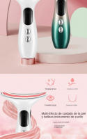 Instrumento de belleza para cuello multifunción con luz en color Instrumento de masaje para cara y cuello - details 7