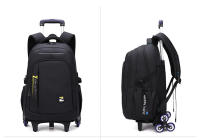 Mochila grande con ruedas Mochila compacta carro extensible - Diseño Ergonómico - Amplio Espacio de Almacenamiento - Bolsillos Multifuncionales - details 13