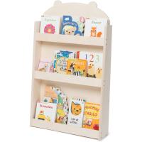 Estantes de 3 alturas en madera natural |   Colocación frontal de los libros |   ahorro de espacio |   Hecho en Italia (Madera Natural, Oso de peluche) - details 0