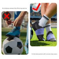 Bandas de encaje de fútbol de silicona, cubierta fija para entrenamiento de fútbol, ​​cubierta de encaje, diseño de alto agarre, cubiertas elásticas para cordones - details 6