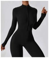 Monos de Sport de Manga Larga Conjunto de Yoga para Mujeres Traje Deportivo de Un Piez - details 33