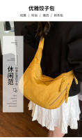 Bolso cruzado minimalista de gran capacidad para mujer, bolso pequeño de hombro para estudiante, bolso de dumplings versátil, nuevo estilo - details 3