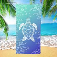 Toalla de playa de microfibra, Toalla de baño absorbente, protector solar grande de secado rápido para adultos, viajes, piscina, patrón de flamenco Datura - details 12