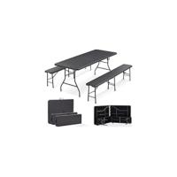 Mesa de Buffet Plegable Resistente a la Intemperie Ideal para Jardín, Balcón, Camping - details 11