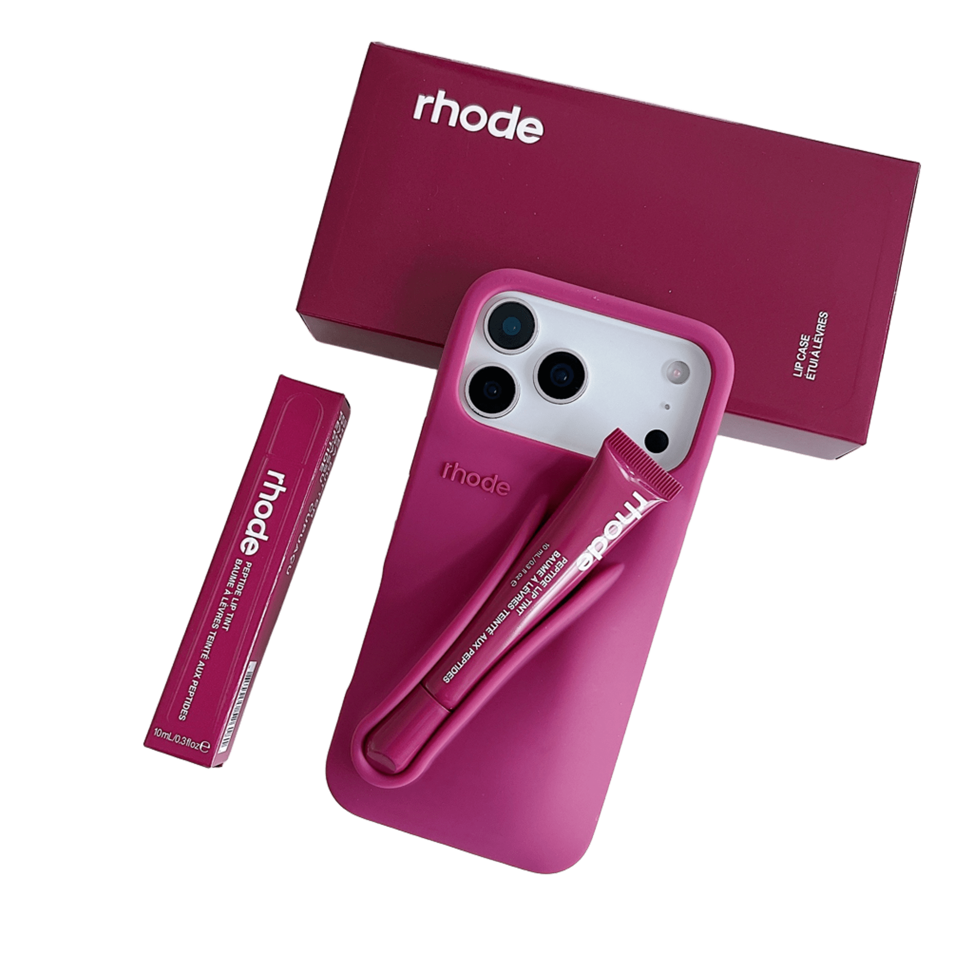 Funda de Silicona Suave ZY para iPhone 17 Pro/16ProMax/15 Cubierta Protectora con Almacenamiento Interno para Labial y Gloss Accesorios de Electrónica