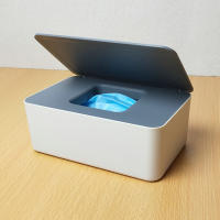 Caja de almacenamiento de toallitas húmedas de plástico, dispensador de toallas de papel, organizador de servilletas para el hogar, nuevo - details 4