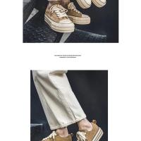 Zapatos de Lona para Hombre Suaves Zapatillas Deportivas Transpirables con Plataforma - details 11