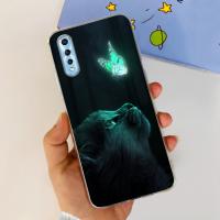 Funda trasera con patrón de gato para Vivo Y7s, carcasa de silicona transparente de TPU suave a la moda para niños, fundas para Vivo Y7s V1913A V1913T - details 24