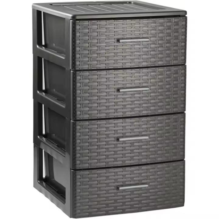 Cajonera de Plástico para Habitación Armario de Oficina Garaje Escritorio Sobremesa - 1
