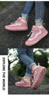 Botas de senderismo tobilleras de marca para niños, zapatillas de senderismo antideslizantes, calzado de escalada de montaña al aire libre, calzado deportivo Unisex para niños - details 27