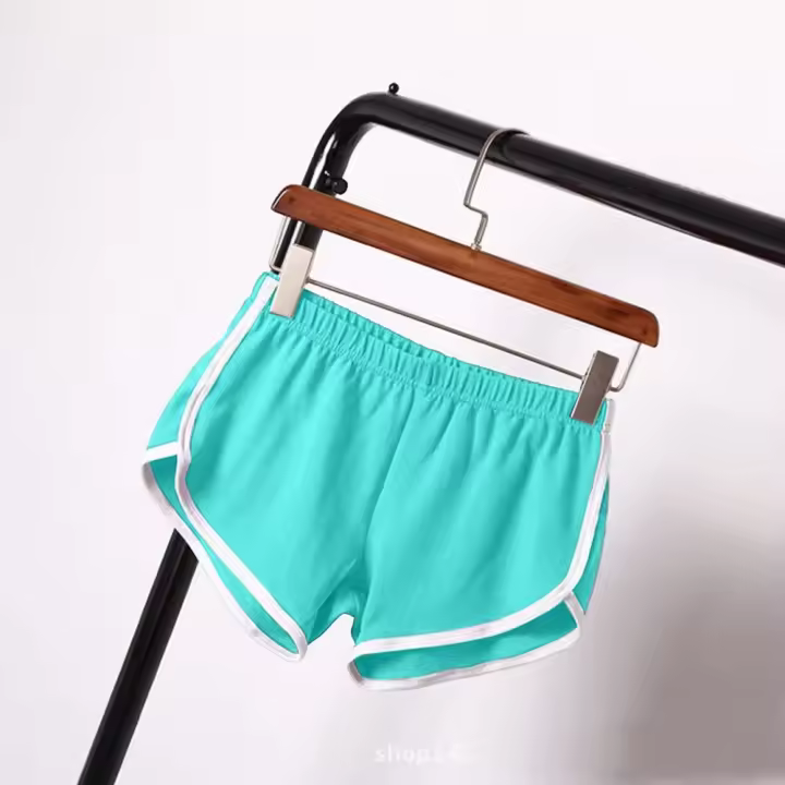 Pantalones cortos deportivos para mujer, nuevos para verano, pantalones cortos de playa informales con cintura elástica - 1