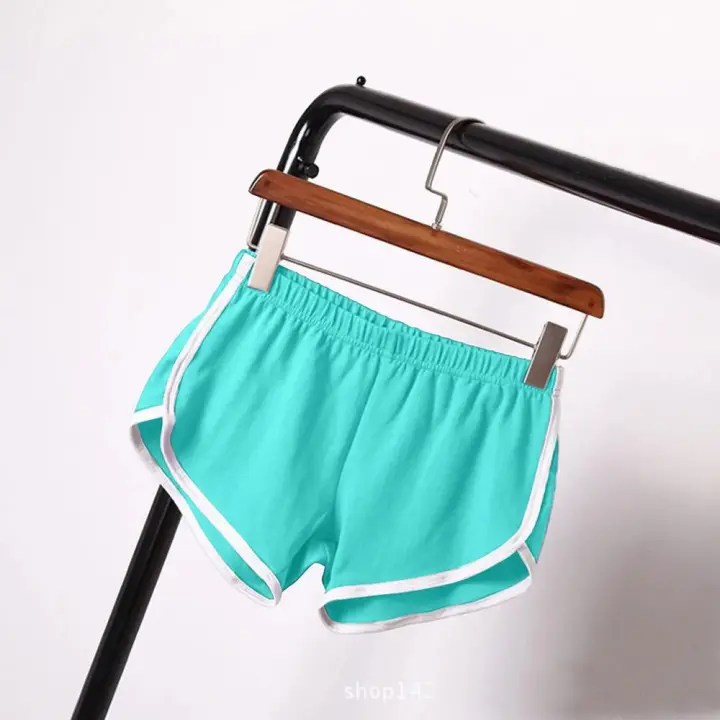 Pantalones cortos deportivos para mujer, nuevos para verano, pantalones cortos de playa informales con cintura elástica - 1