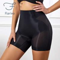 Flarixa-ropa moldeadora de cuerpo para mujer, pantalones cortos adelgazantes de cintura alta, bragas de Control del Abdomen posparto, ropa interior moldeadora de seda de hielo ultrafina - details 4