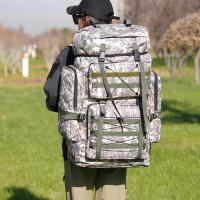 Bolsa de montañismo Montañismo para escalada al aire libre, gran capacidad, camping, senderismo, equipo, mochila deportiva, mochila táctica - details 11
