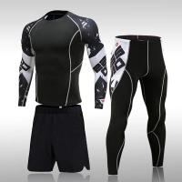 Traje Deportivo de Compresión para Hombres Secado Rápido Rashguard Ropa de Deportivo para Fitness y Entrenamiento de MMA Camisetas de Jogging y Correr - details 8