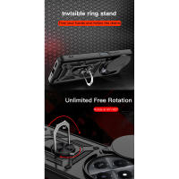 KEYSION Funda Antigolpes para Xiaomi 14C, Silicona + PC Deslizante, Protección de Lente de Cámara, Anillo Soporte, Funda para Redmi 14C 4G - details 3