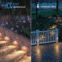 Luces LED de cubierta para exteriores, lámpara de pared impermeable, candelabro de 220V, lámpara de decoración de patio de jardín, 12V, paisaje, valla, escalones, escaleras - details 17