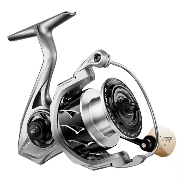 KastKing Spartacus III-carrete giratorio innovador resistente al agua, 8KG de potencia máxima de arrastre, 198g, peso ligero para pesca de lubina y Lucio - 1