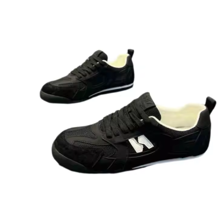 Zapatos zapatos de los hombres 2025 nuevos zapatos bajos con cordones Forrest Gump versátiles zapatos de entrenamiento alemanes de suela blanda de moda zapatos deportivos y de ocio transpirables - 1