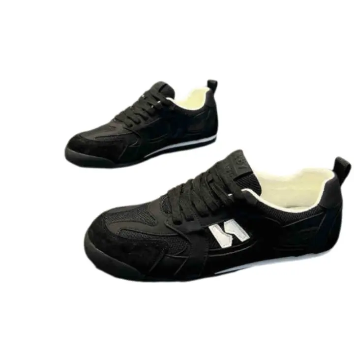 Zapatos zapatos de los hombres 2025 nuevos zapatos bajos con cordones Forrest Gump versátiles zapatos de entrenamiento alemanes de suela blanda de moda zapatos deportivos y de ocio transpirables - 1