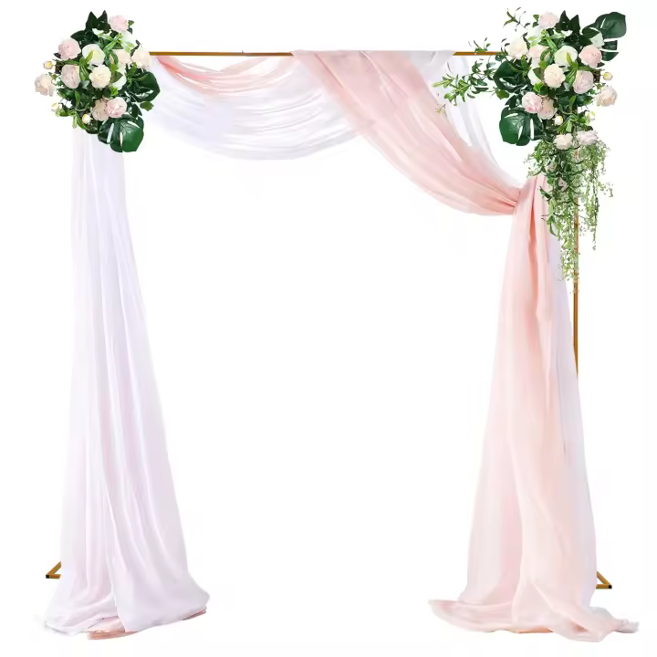 Marco de arco de Metal para boda, soporte de fondo de 3x3M, estante de flores y globos - 1