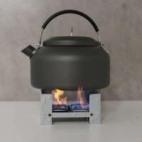 Estufa de Camping Portátil de Acero Inoxidable Cera Ligera de Alcohol para Cocinar en la Montaña, Pesca y Senderismo - details 3