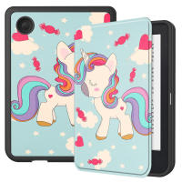 Funda de Cuero Pintado Cubierta Protectora Inteligente para Ebook Kobo Clara 2E 2022 - details 20