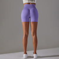 Nessaj-pantalones cortos sin costuras para mujer, Shorts deportivos elásticos de realce de cadera, transpirables, para gimnasio - details 30