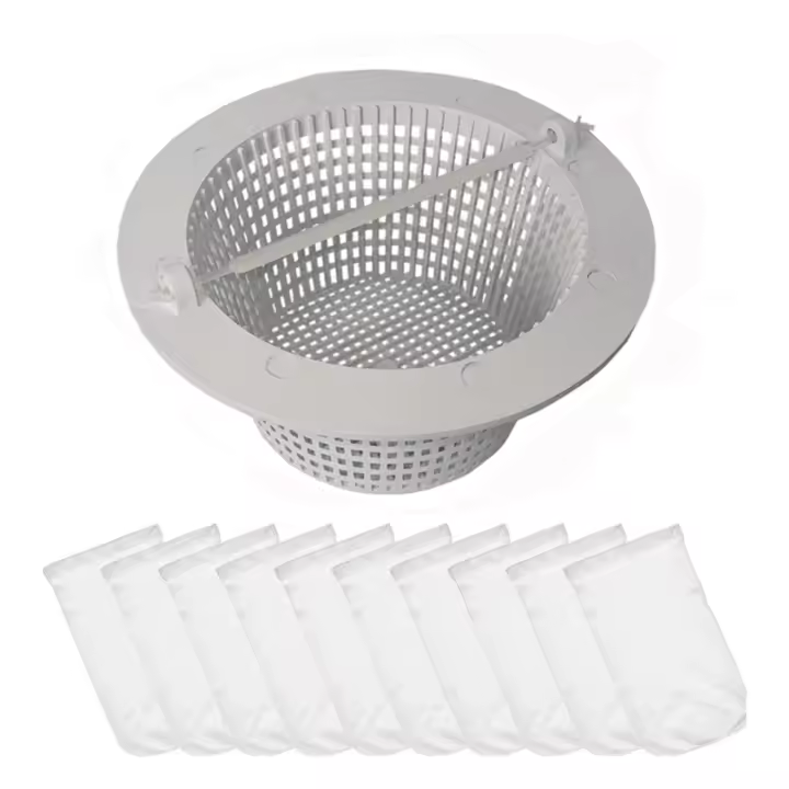 Cesta de almacenamiento de filtro para piscina, cesta de repuesto para piscina, colador de filtro, cestas para piscina con mango - 1