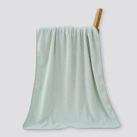 Toalla de baño portátil con absorción de agua para adultos, toalla de baño suave gruesa, forro polar Coral, manta de 140x70cm para el hogar - details 13