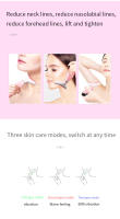 Tratamiento de Cuello Herramienta de Belleza para Alivio de Arrugas Vibración Caliente Luz de Color - details 8