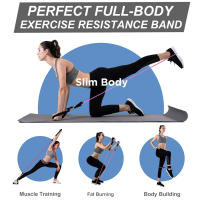 Juego de bandas de resistencia para ejercicios físicos, tubos elásticos, cuerda de tracción, banda de Yoga, equipo de entrenamiento para gimnasio en casa, 360 libras - details 22